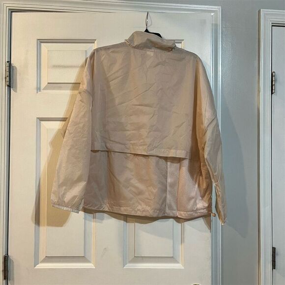 Fabletics Women's Cropped Half Zip Jacket Beige Size M - Picture 7 of 7